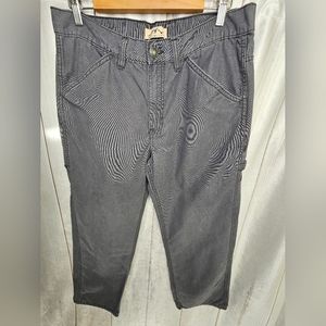 BLUE MOUNTAIN  Relaxed Fit Mid Rise Utility Pant 34/30